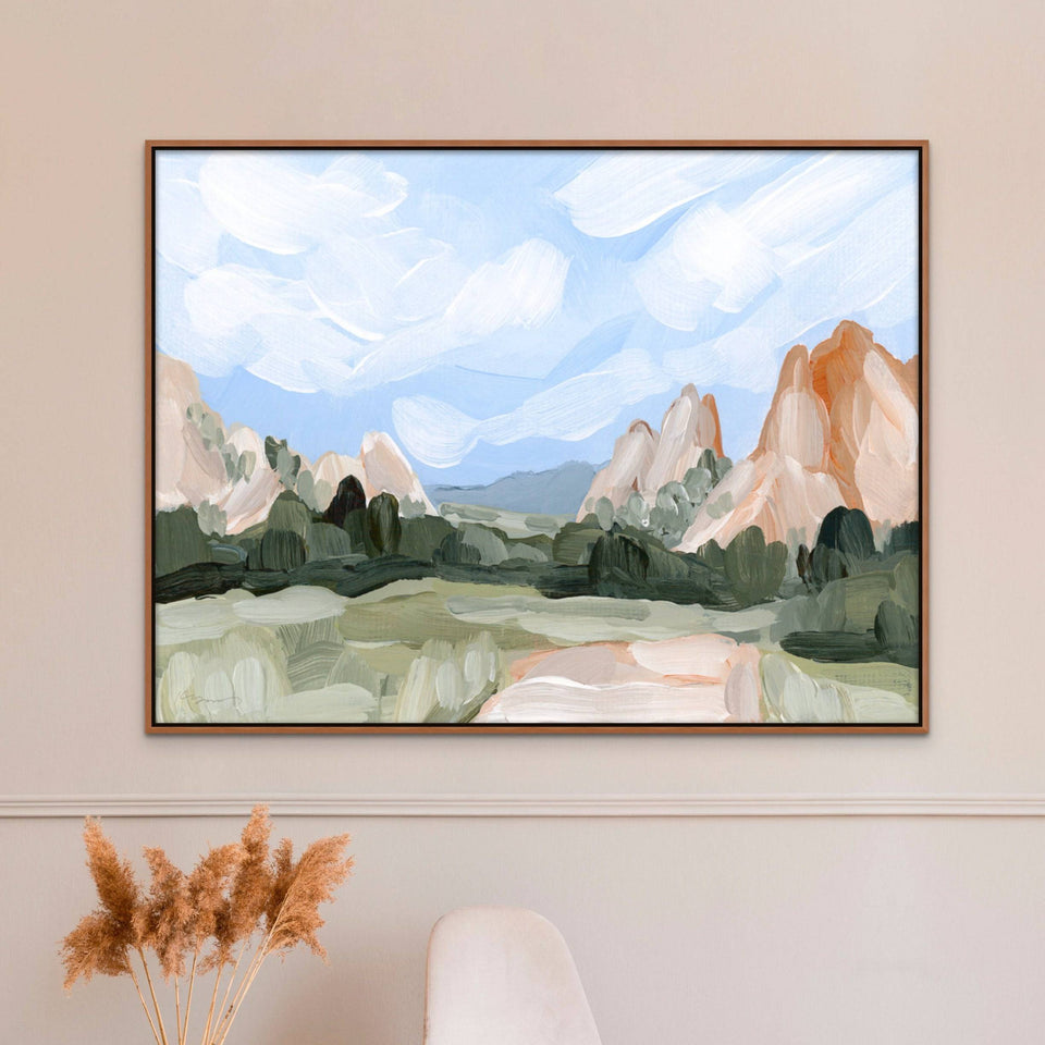 Red Rocks Canvas | Giri Designs Wall Art