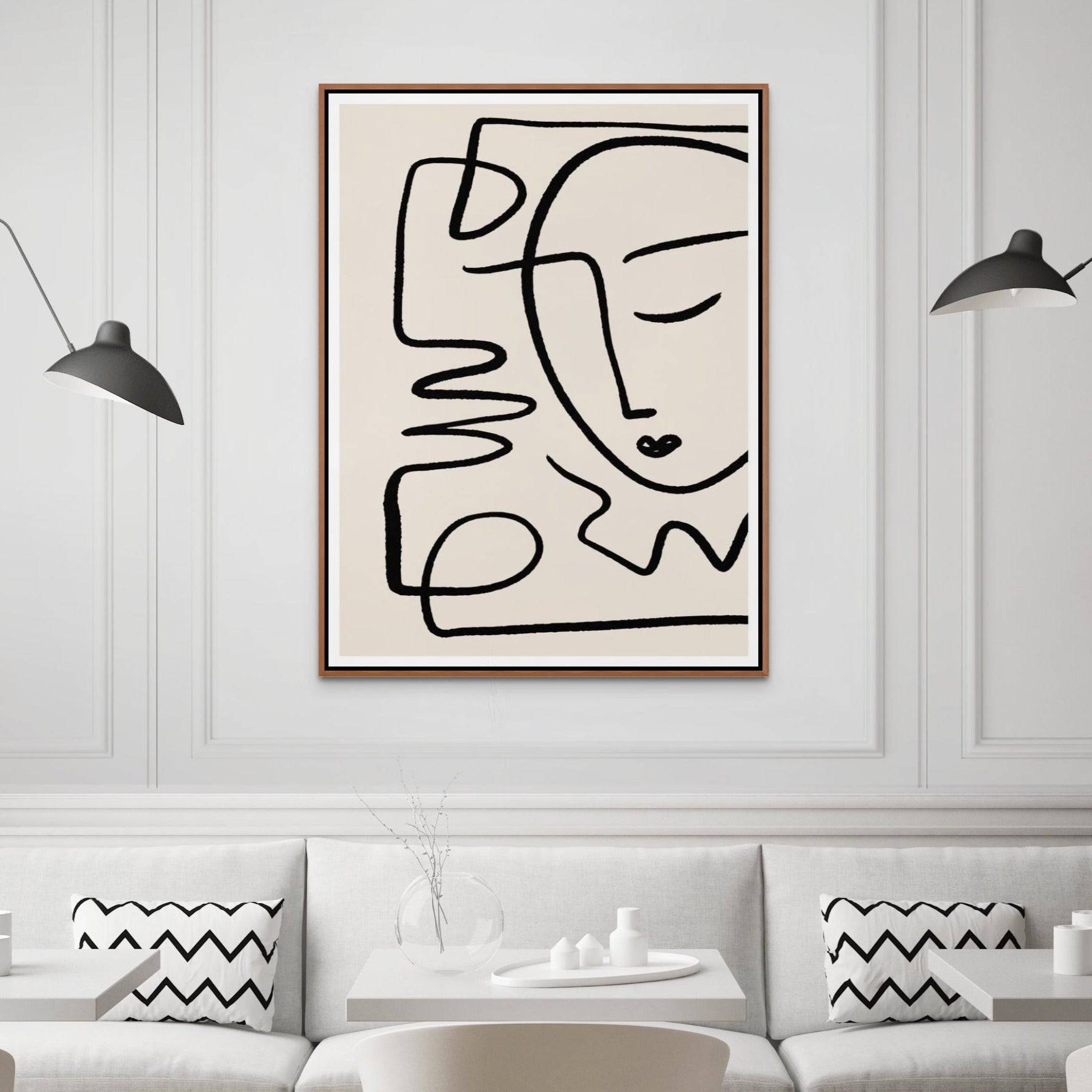 Single Line Face - Giri Designs