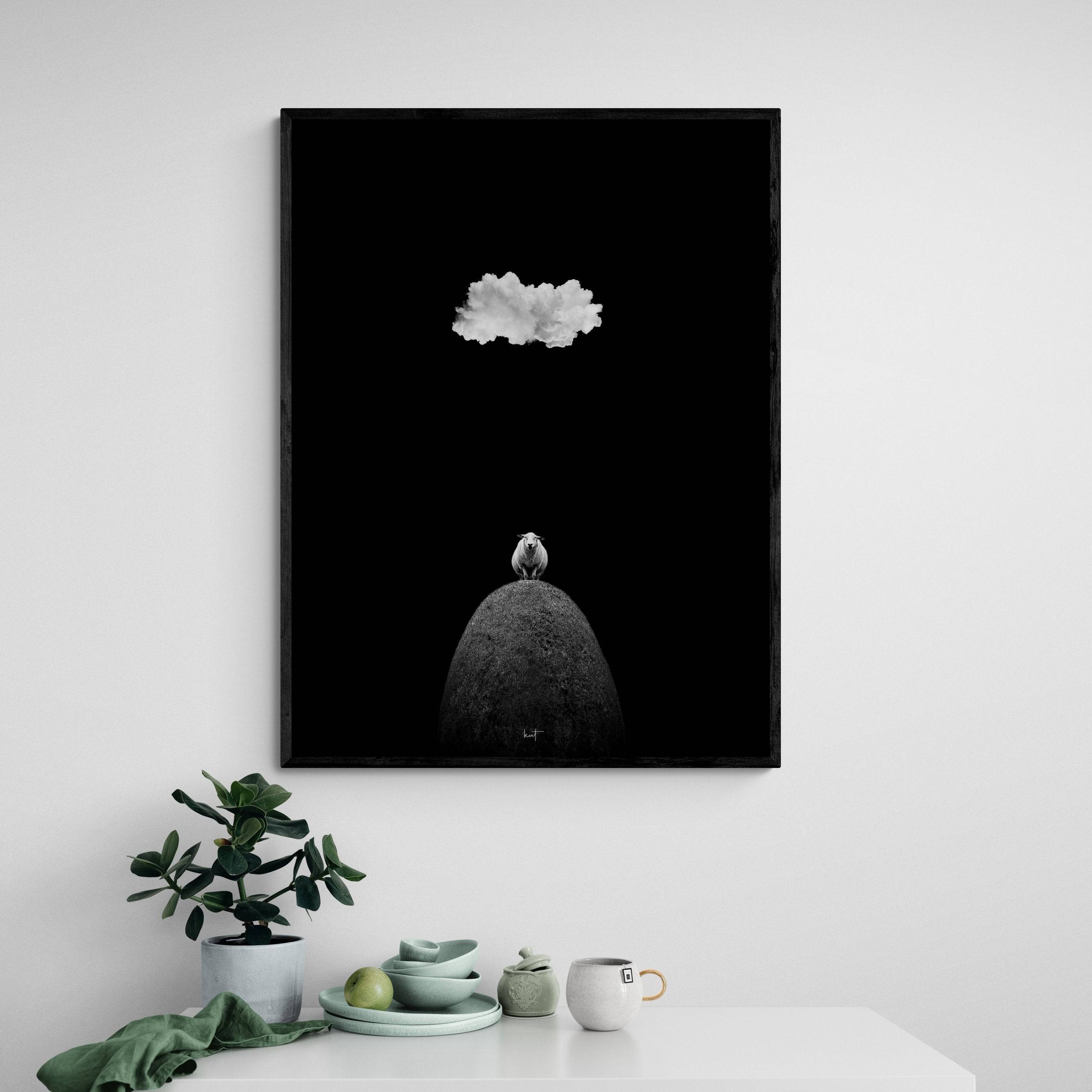 Illuminated Sheep II - Giri Designs