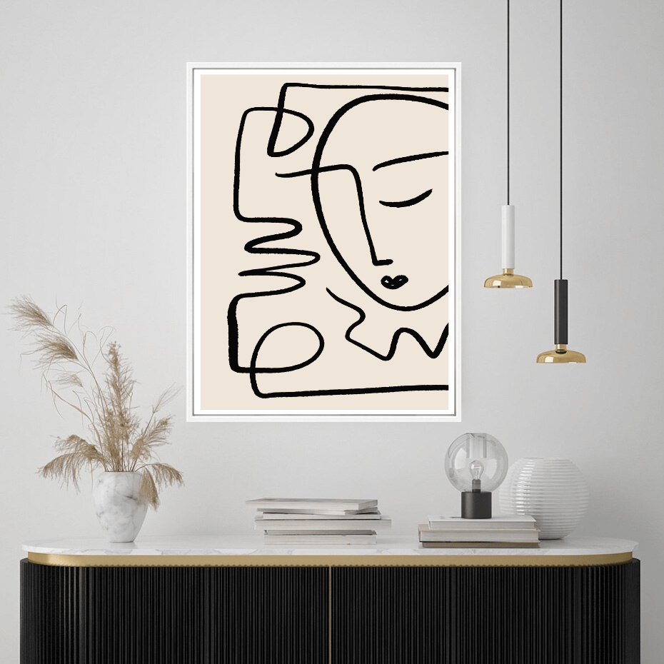 Single Line Face - Giri Designs