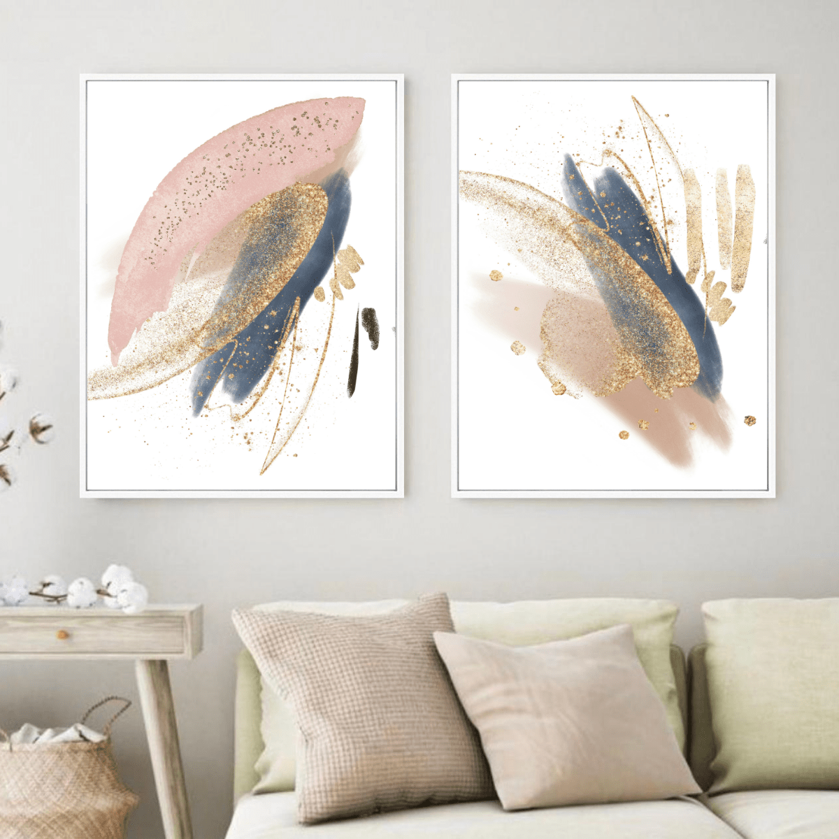 Golden Brushstrokes - Giri Designs