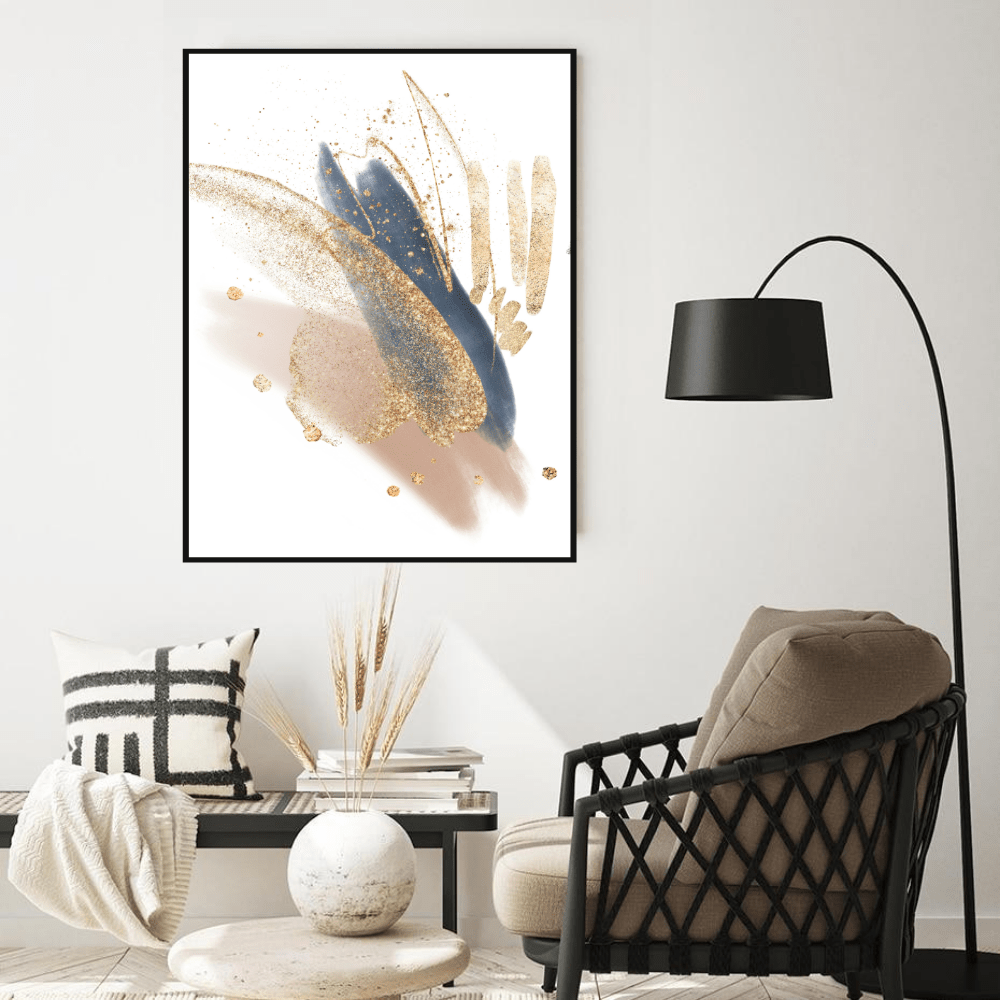 Golden Brushstrokes - Giri Designs