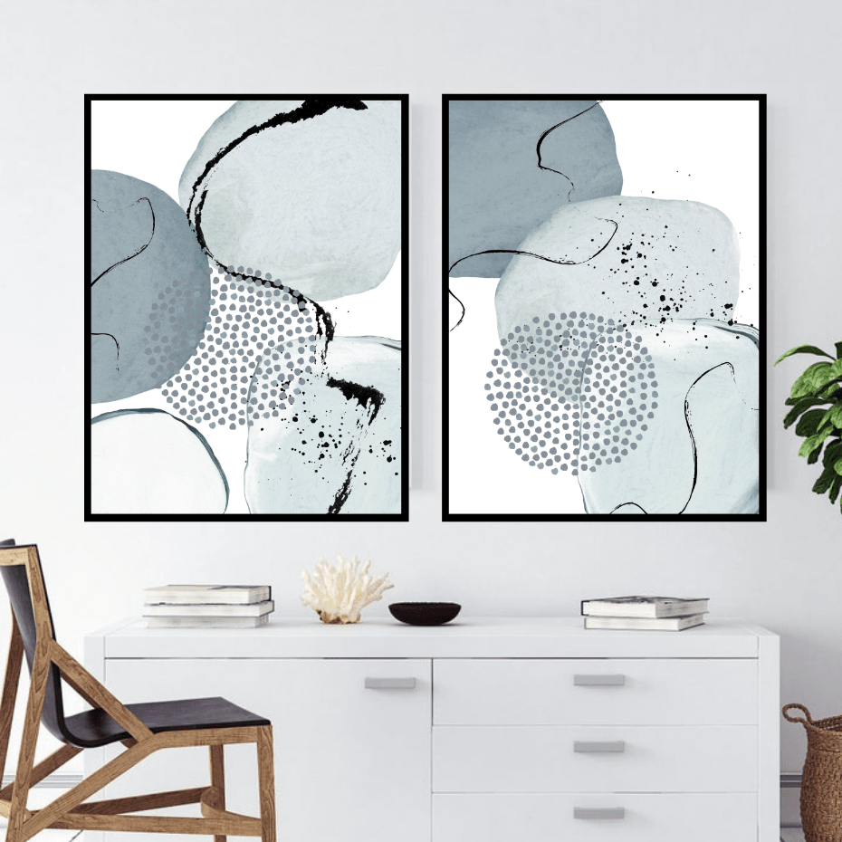 Gray Blue - Giri Designs