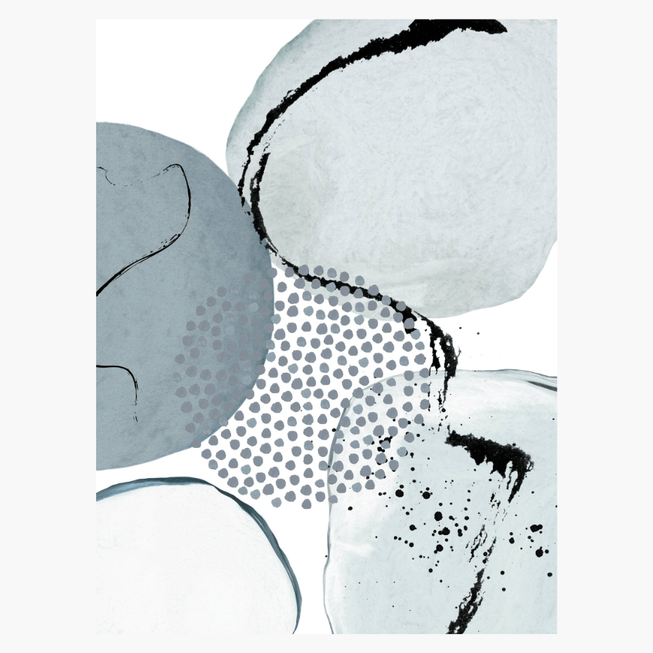 Gray Blue - Giri Designs