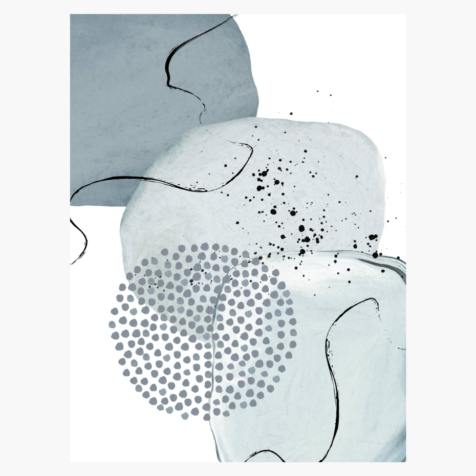 Gray Blue - Giri Designs