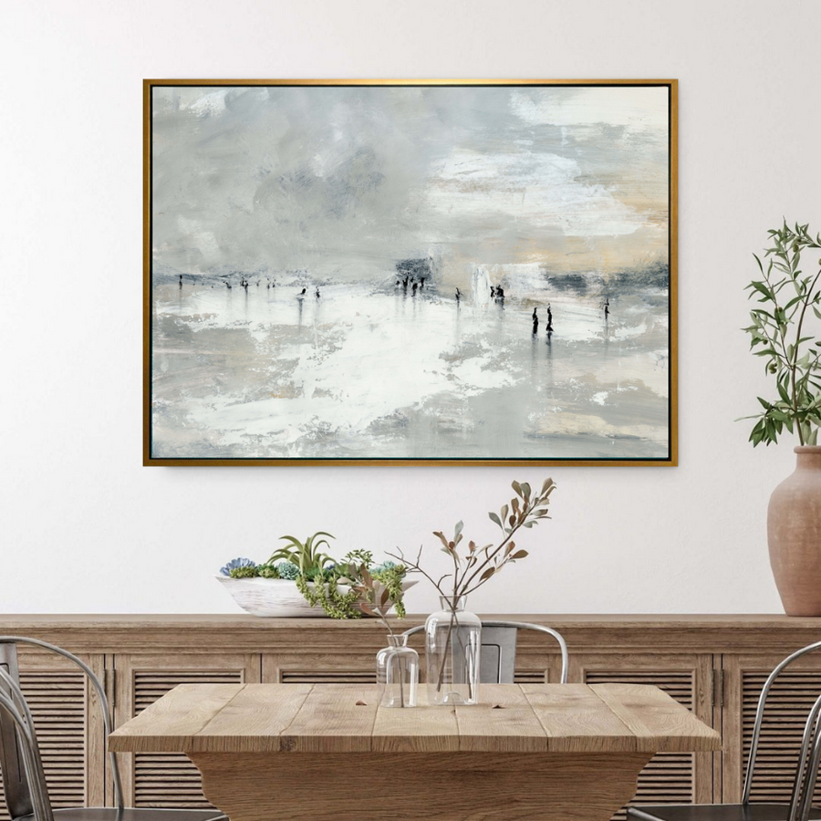 People in the Cove Canvas | Giri Designs Wall Art