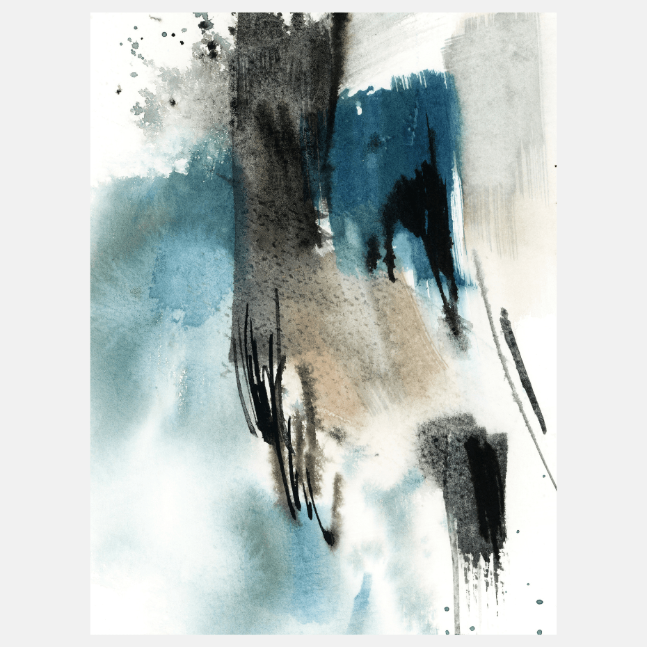 Abstract in Teal - Giri Designs