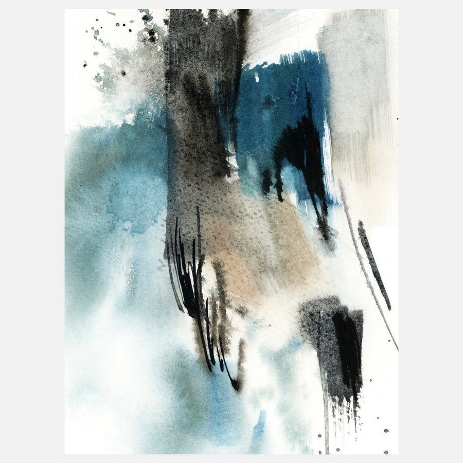 Abstract in Teal