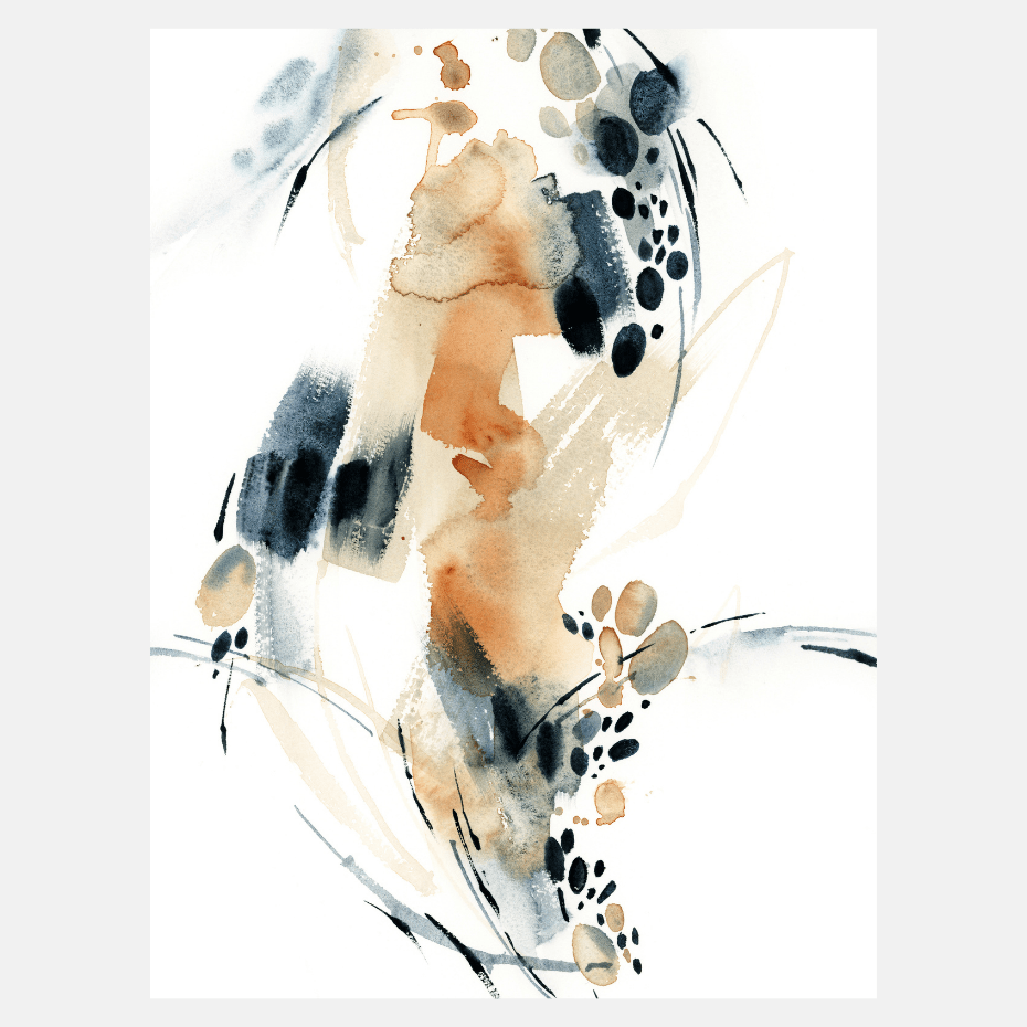 Blue and Terracotta - Giri Designs