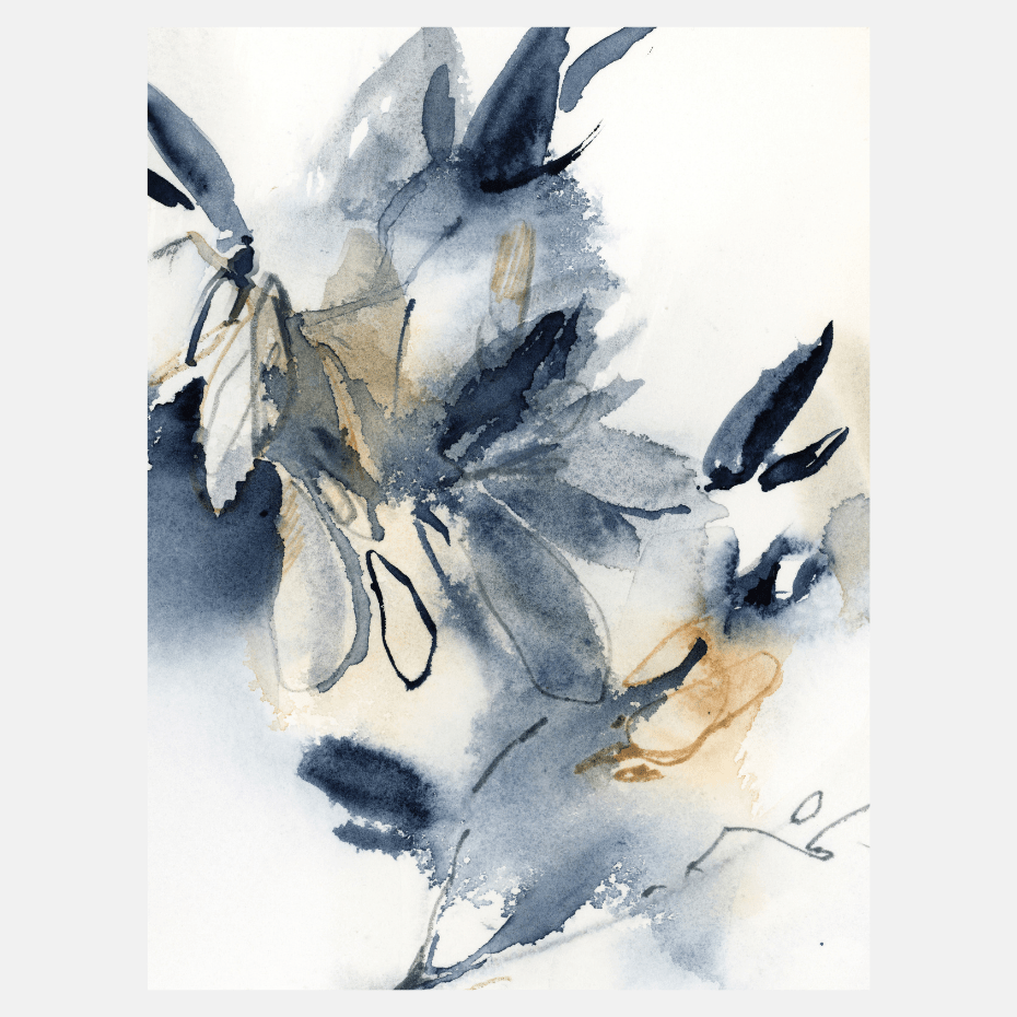 Modern Botanical, 24" x 32", Gallery Wrapped - Final Sale - Giri Designs