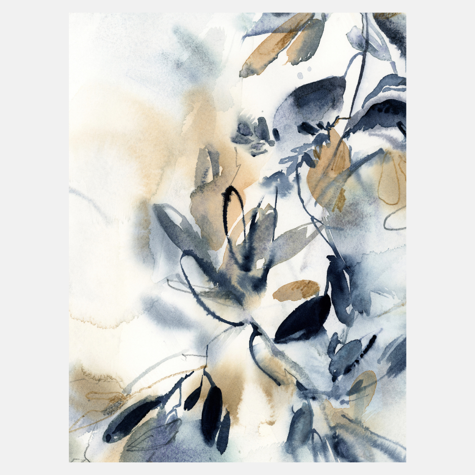 Modern Botanical Canvas Giri Designs Wall Art