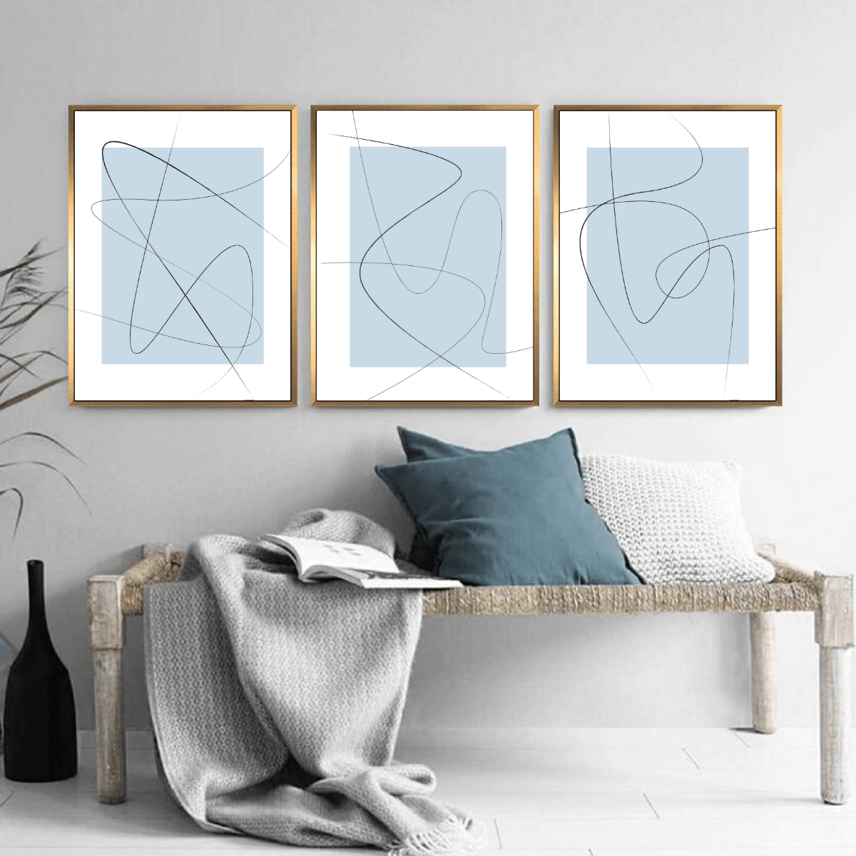 Minimally Blue - Giri Designs