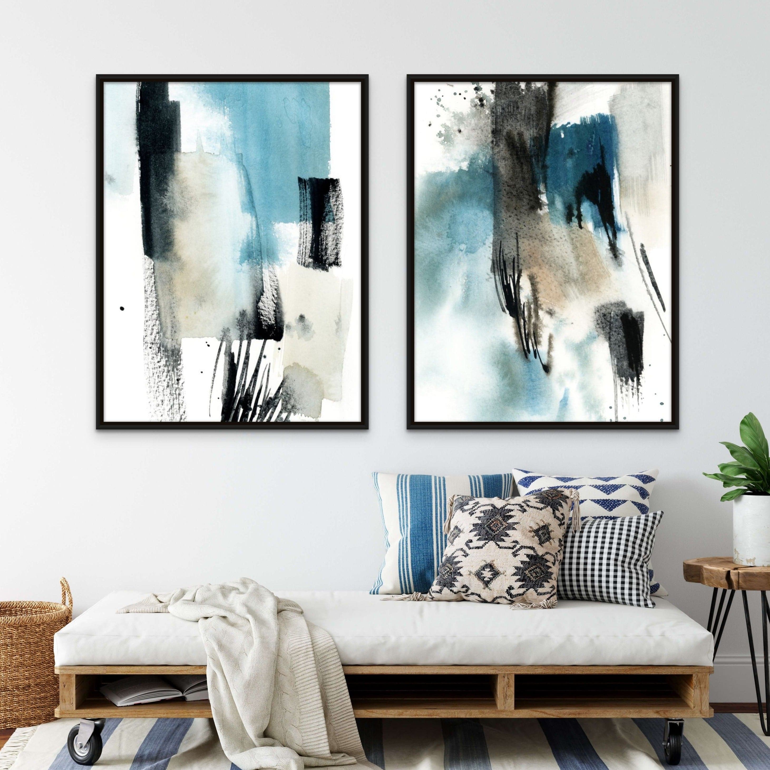 Abstract in Teal - Giri Designs