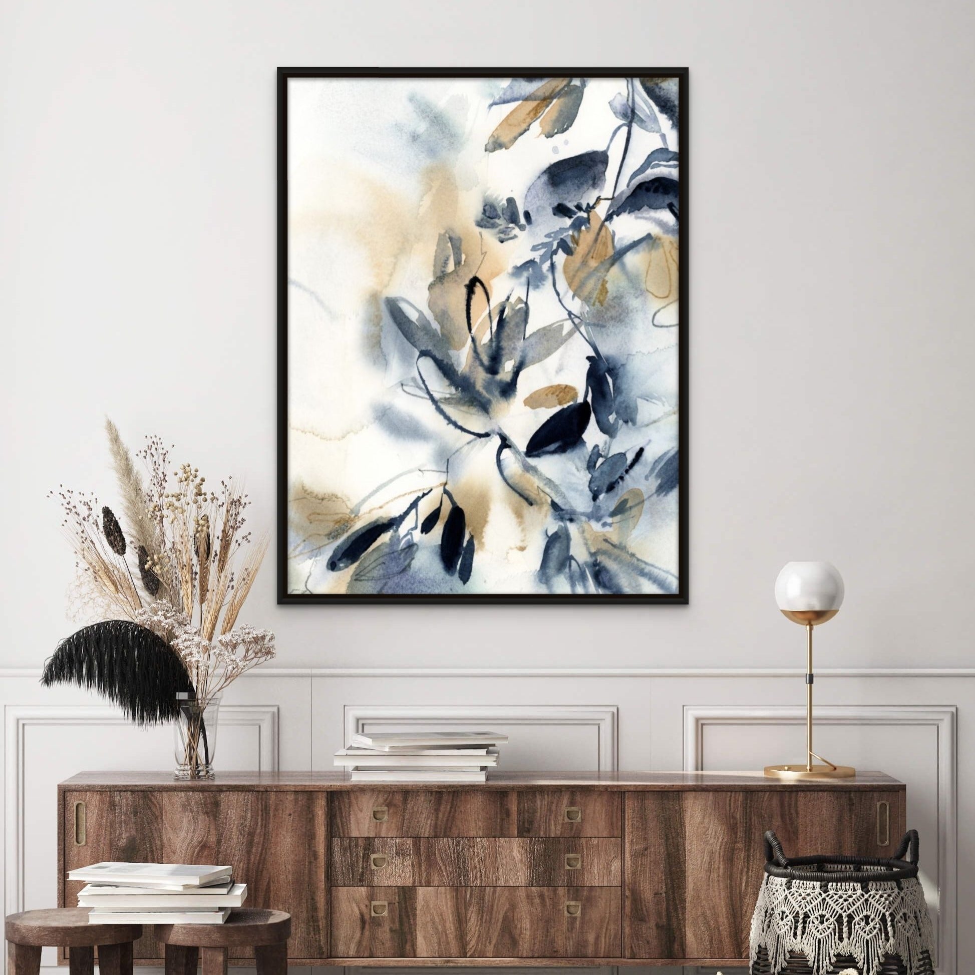 Modern Botanical Canvas | Giri Designs Wall Art