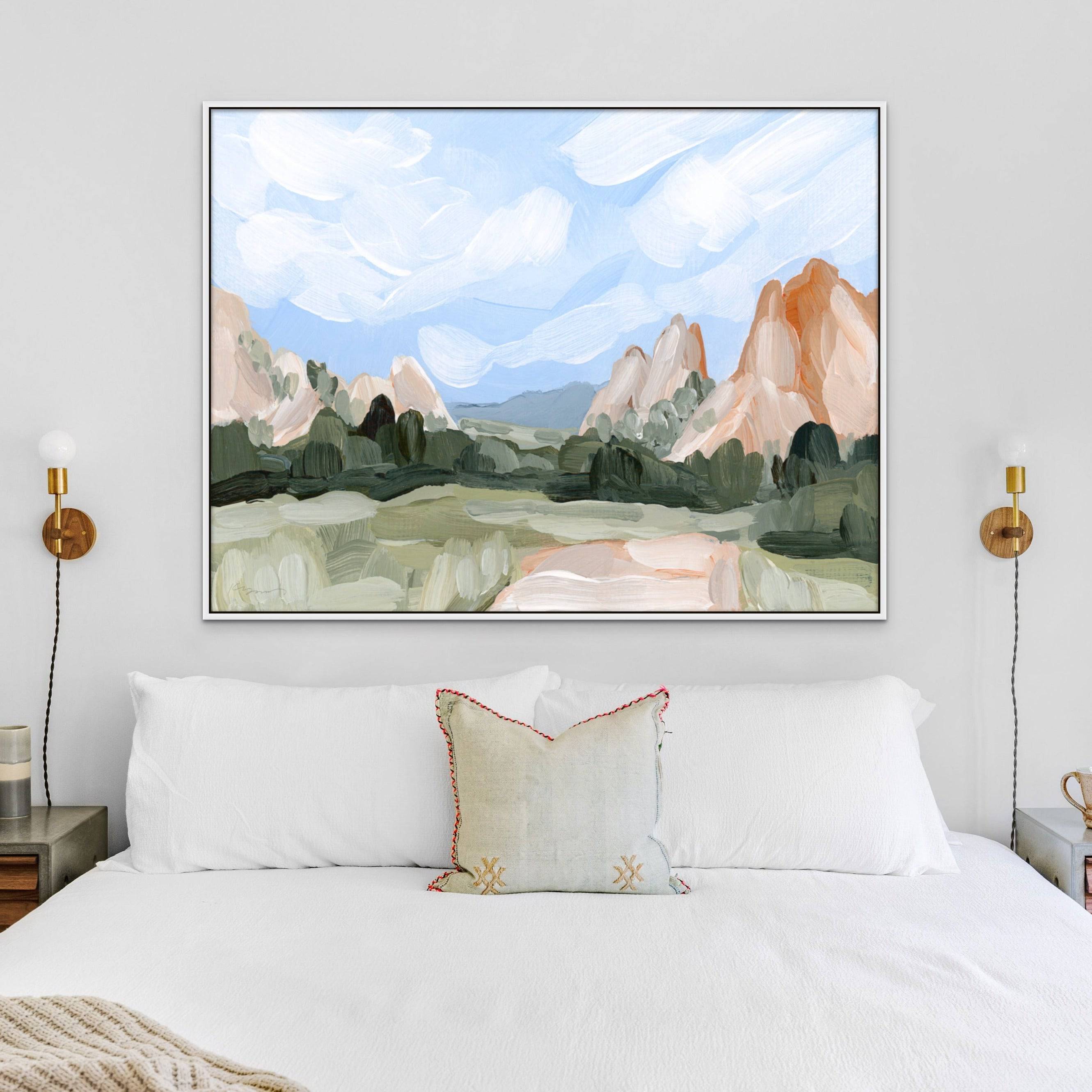 Red Rocks Canvas | Giri Designs Wall Art